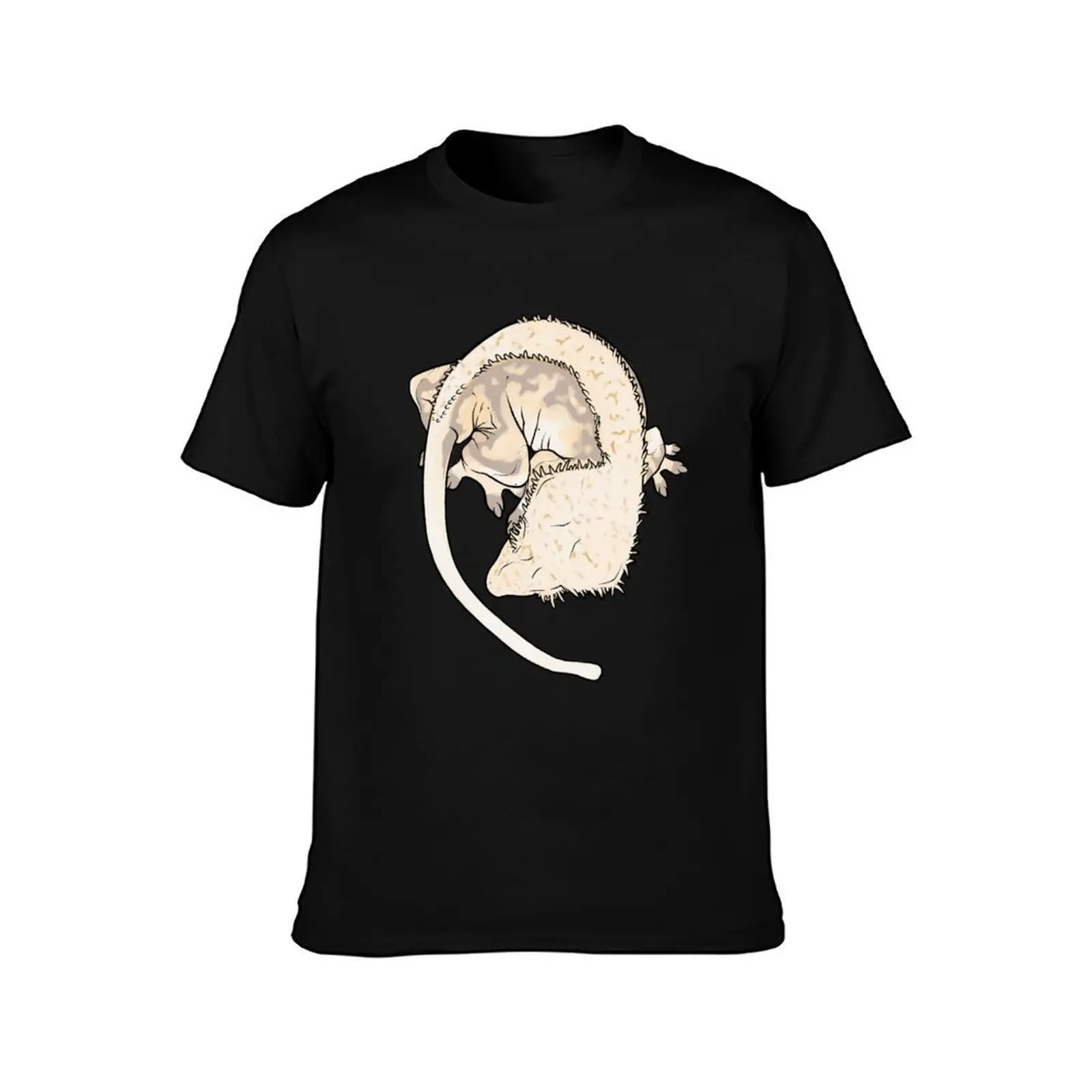 Grayson Line, Large Crested Gecko - Chai T-Shirt Basic Solid Color Casual Tee Shirt