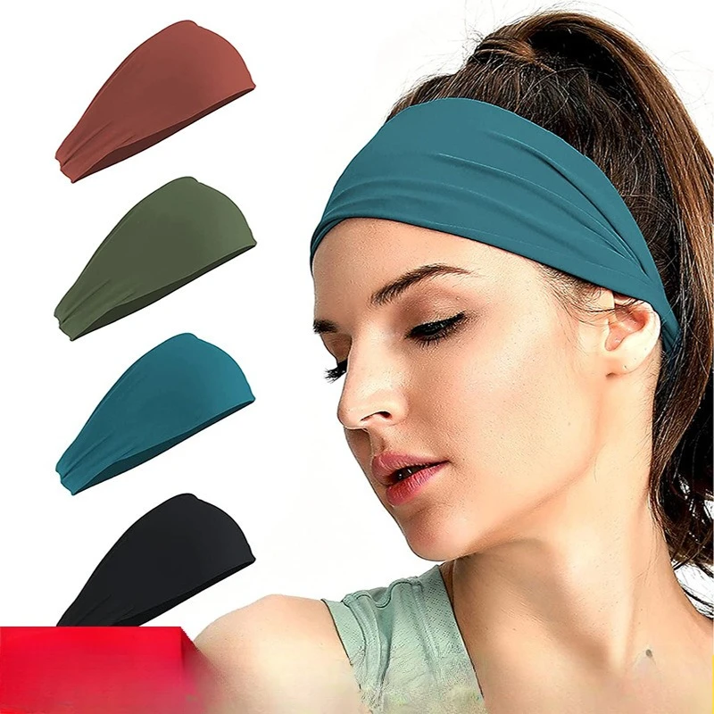

Wide Fabric Headband for Women Yoga Sports Sweat Absorbent Hair Accessories