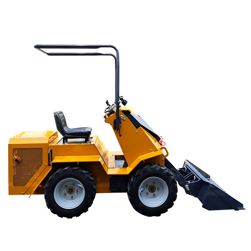 

Customized Mini Skid Steer Wheel Loader Diesel Wheel Crawler Mini Track Skid Steer Loader