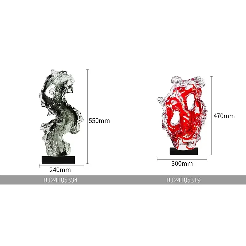 High-end House Decoration Interior Living Room Crafts Diy Creative Art Glass & Crystal Decorative Objects