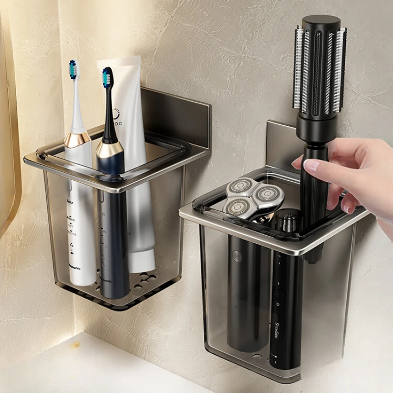 

Полка для хранения зубных щеток и зубных паст, бытовая, насадка для ванной, туалет, полка для хранения бритв без перфорации