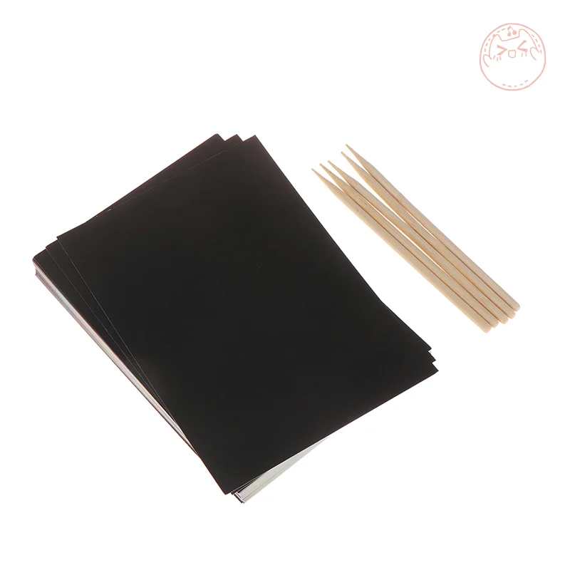 

50 Sheets Magic Color Rainbow Art Paper Card DIY Painting Toys Drawing Sticks