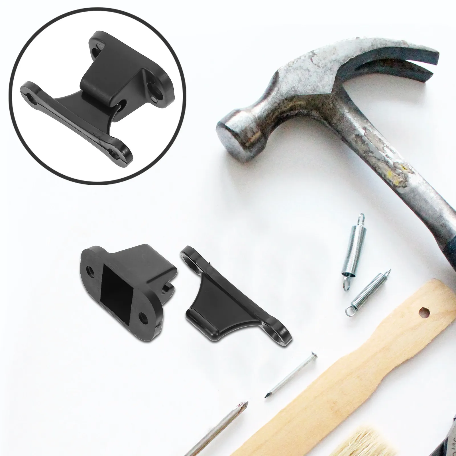 

2Pcs Rv Door Holder Entry Catch Sturdy Camper Door Catch Trailer Latch Replacement Hook Stable Fix Latch for Camper