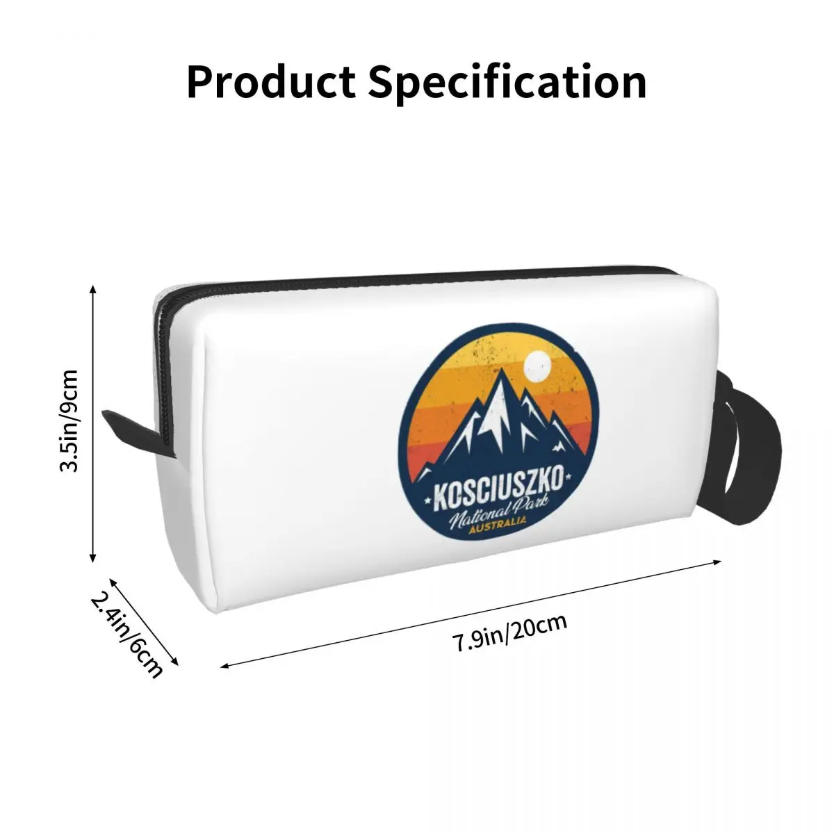 Mount Kosciuszko National Park New South Wales Australia Makeup Bag Cosmetic Organizer Toiletry Cosmetic Bag Women Beauty Travel
