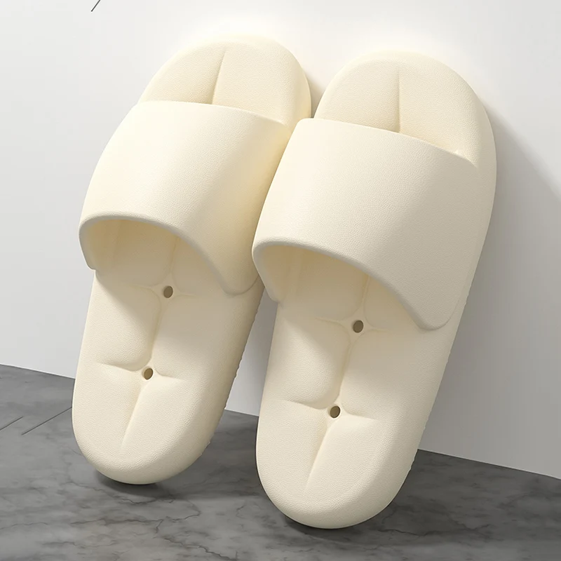 

Летние женские шлепанцы Eva на толстой подошве, 2026, в конфетных цветах, с вырезами, на платформе, нескользящие домашние тапочки для пар