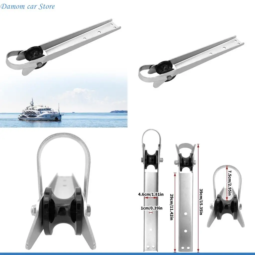 

A2UC Marine Grade 306 Stainless Steel Support Roller 390Mm Length Fits Most Vessels