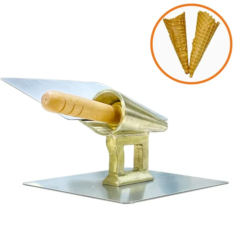 Ice Cream Cone Tool Copper Cone Setter for Making Crispy Cones Baking Accessory Kitchen Gadget