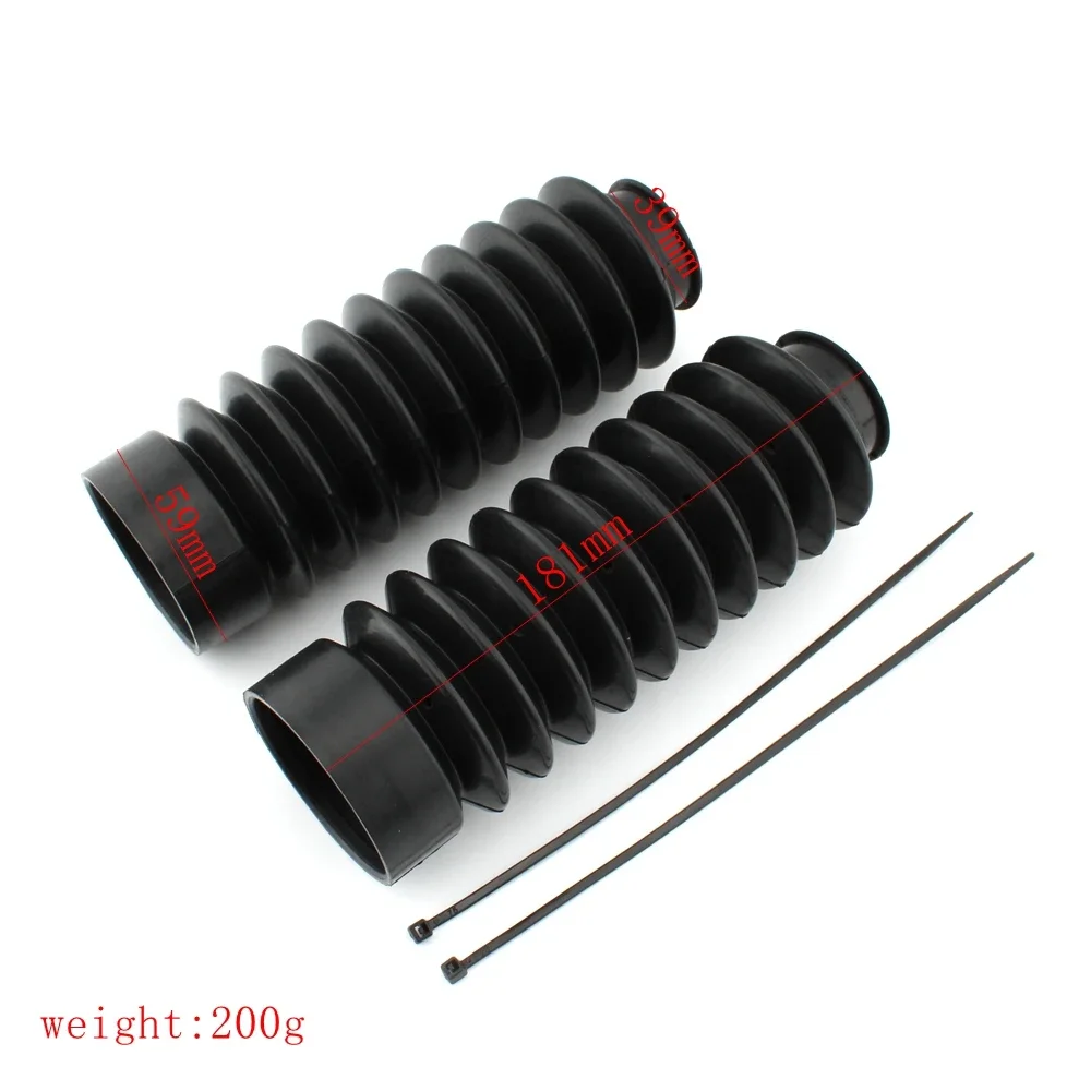 

FOR HONDA CB400ss CL400 CB500 CB 400 Motorcycle Rubber Fork Boots Gators Covers Quality Rubber