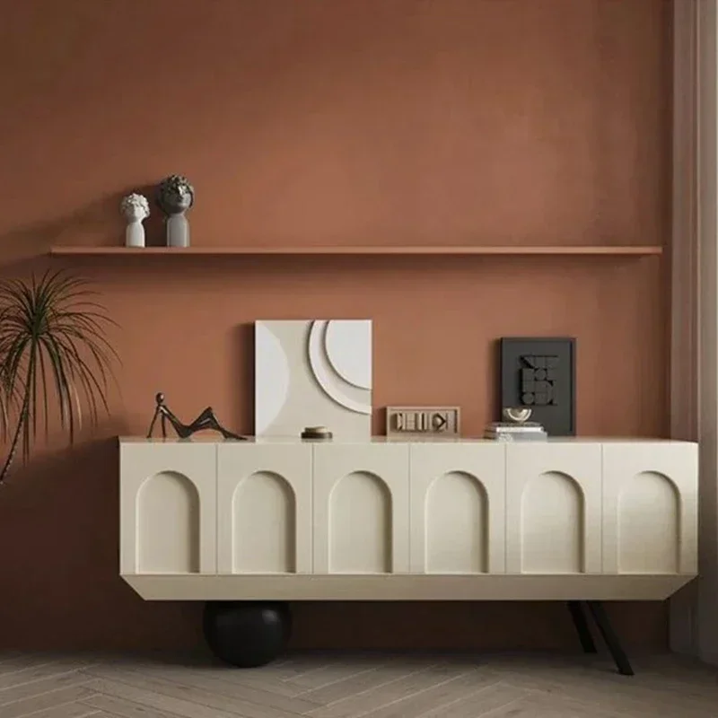 

Тумба под телевизор с арочными дверцами