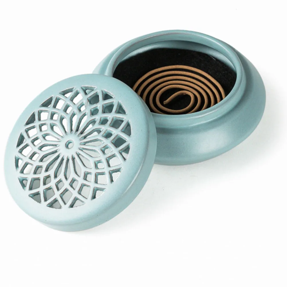 

1Pcs Elegant Incense Burner Aromatherapy Furnace Home Censer Decoration Multifunctional Gift Aroma Burner Censer Decor