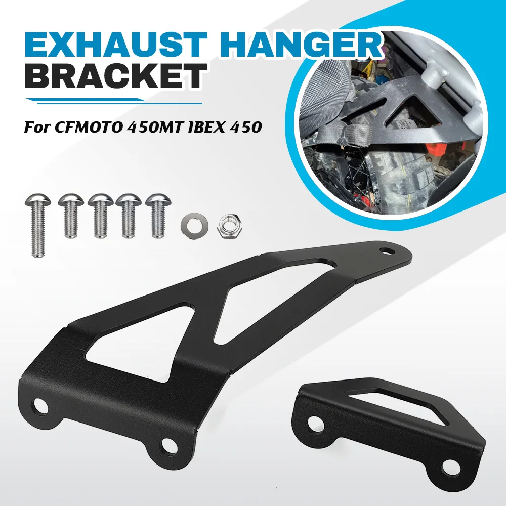 

Motorcycle For CFMOTO 450MT IBEX 450 MT Foot Peg Removes Exhaust Hanger Rear Footrest Blanking Plate Bracket 2024-2026 2025