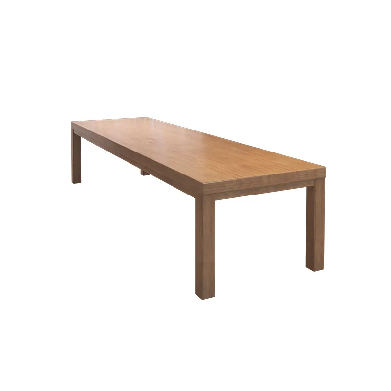 

Modern study solid wood desk, simple living room office reading room long workbench lounge area