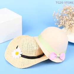 18 Inch Doll Girls Summer Sun Hat Straw Hat Baby Toys Fit 43cm Boy Dolls