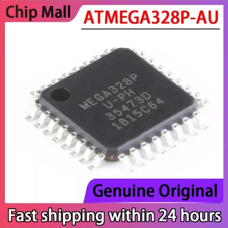 1 pièces ATMEGA328P-AU 328P-AU microcontrôleur 8 bits MEGA328P TQFP32 32K mémoire Flash d'origine