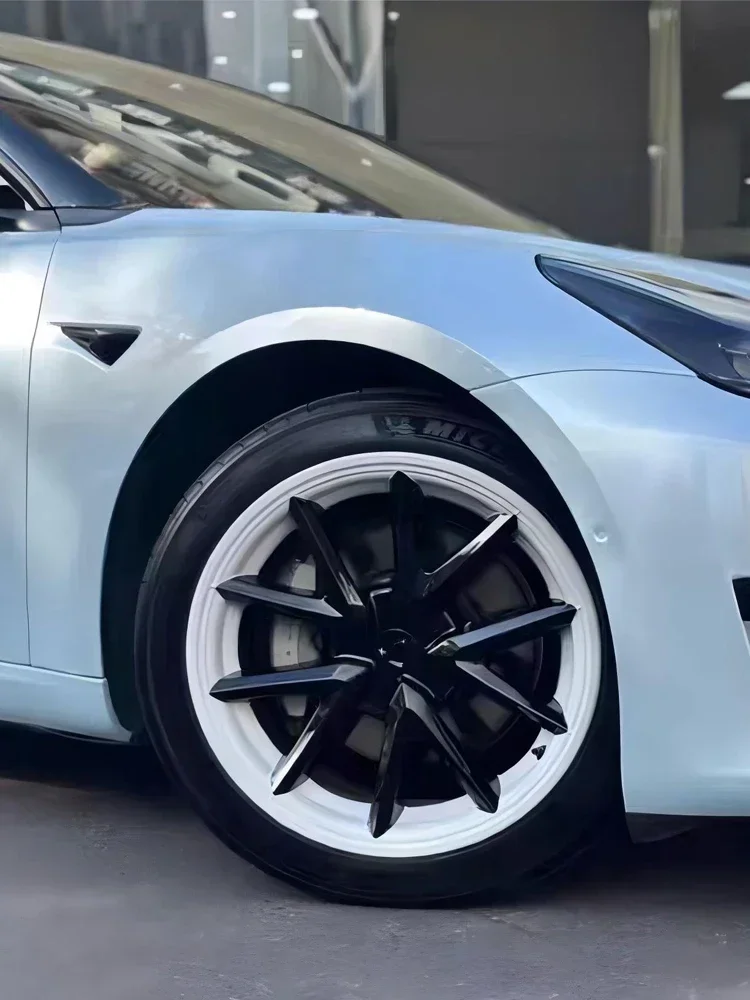 4 Stuks 18 Inch Wieldop Voor Tesla Model 3 2017-2023 Prestaties Wieldop Volledige Velg Cover Onderdelen Vervanging bodykits Tuning - afbeelding 2