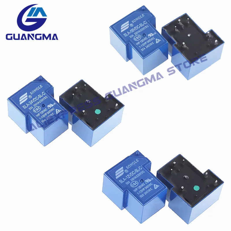 Imagem -02 - Normalmente Aberto Relés Sla-24vdc-sl-c Sla-12vdc-sl-cz 50 Pcs Sla05vdc-sl-a Sla12vdc-sl-a Sla24vdc-sl-a 30a 250vac 6pin T90