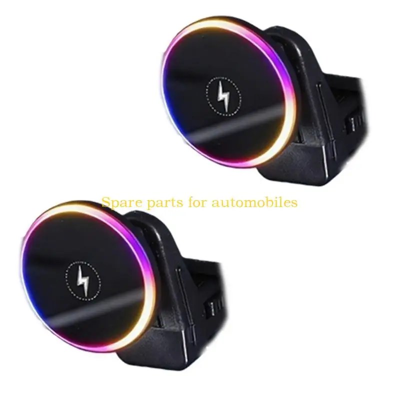 

H58F подставка для беспроводной зарядки смартфона на заднем сиденье, вращающийся на 360 градусов держатель, кронштейн, простая