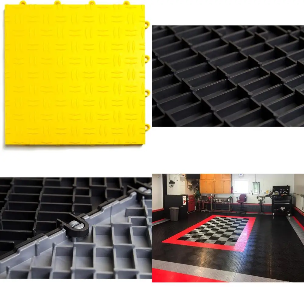 

Heavy-Duty Copolymer Non-Slip Modular Garage Floor Tiles for Easy Installation and Durability