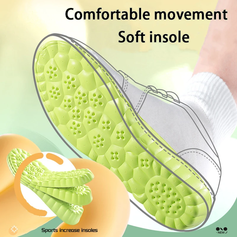 1 زوج/2 زوج جديد تنفس المضادة للرائحة نعل الارتفاع زيادة النعال امتصاص الصدمات نعل الحذاء لينة مريحة نعل رياضي #3