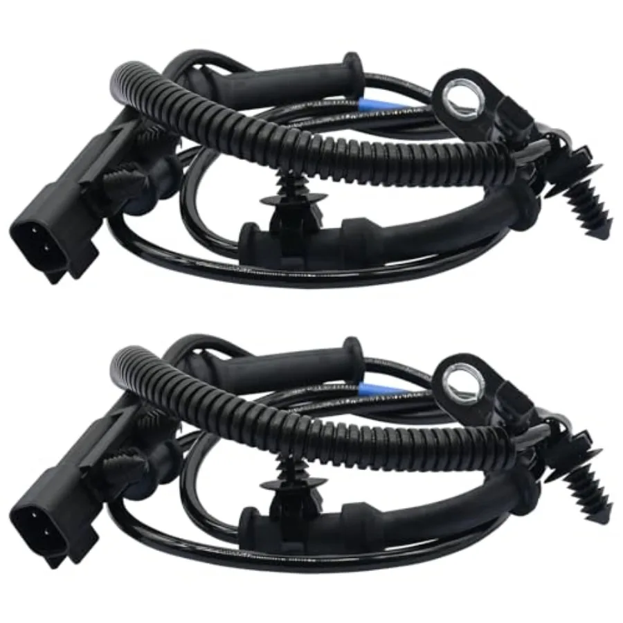 

2pcs Front Left and Right ABS Wheel Speed Sensor Compatible with Jeep Durango Grand Cherokee WK 68250887AA ALS2897 w/Adaptive C