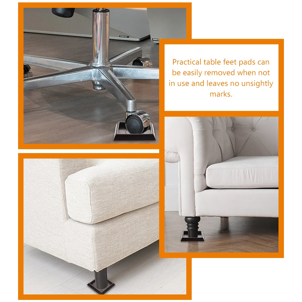 

10pcs niture Leg Pads Table Chair Feet Protectors Anti-Slip Durable Floor Protectors Wear-Resistant Non-Slip Couch Stoppers