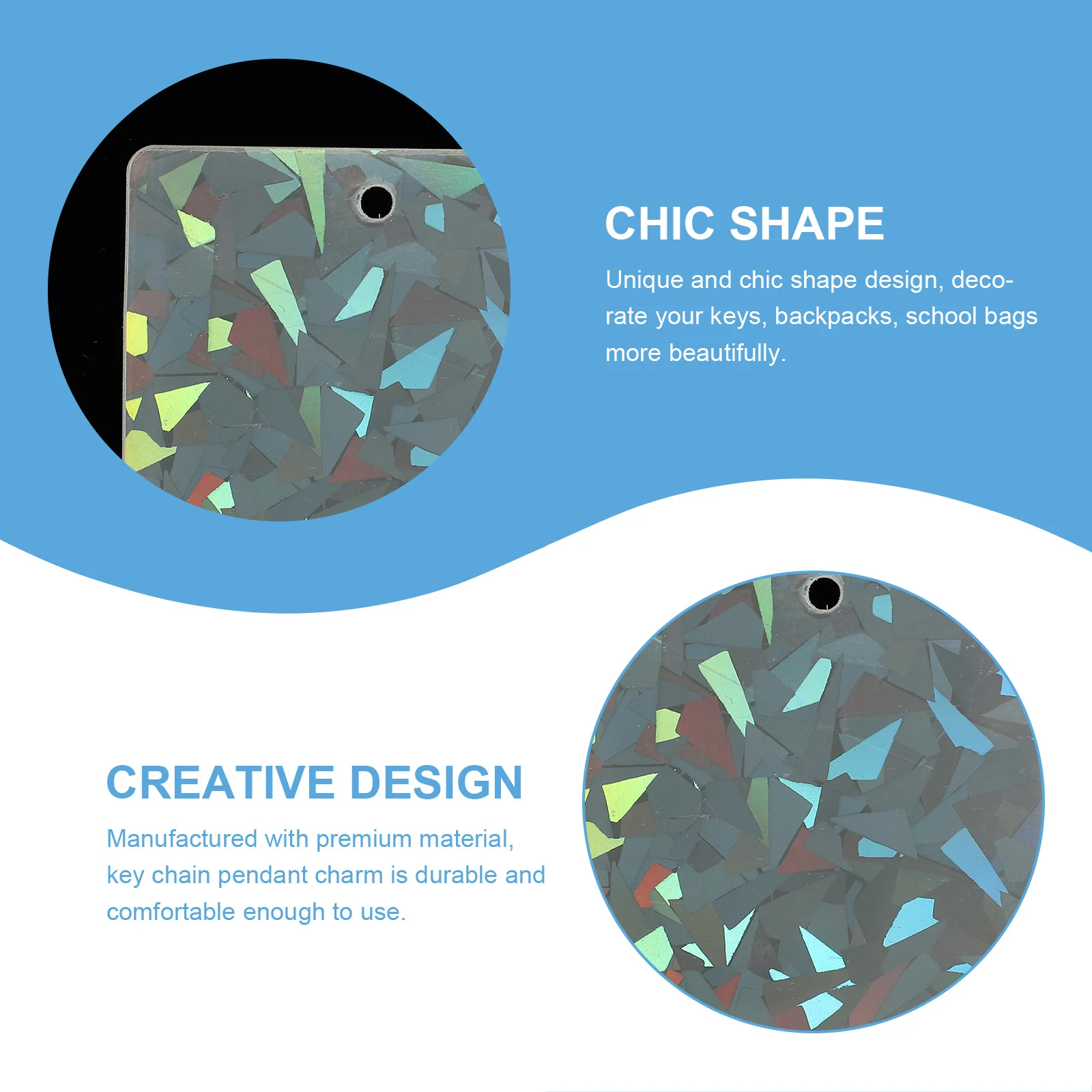 

10Pcs Creative Acrylic Pendant Lovely Decor for Handbag Schoolbag Graduation Gift Acrylic Pendant Hanging Pendants