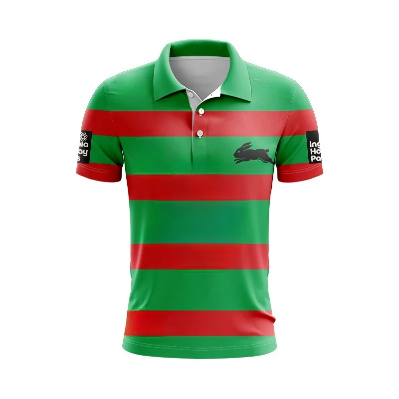 

POLO South Sydney Rabbitohs 2024 home jersey for men(Custom name and number )