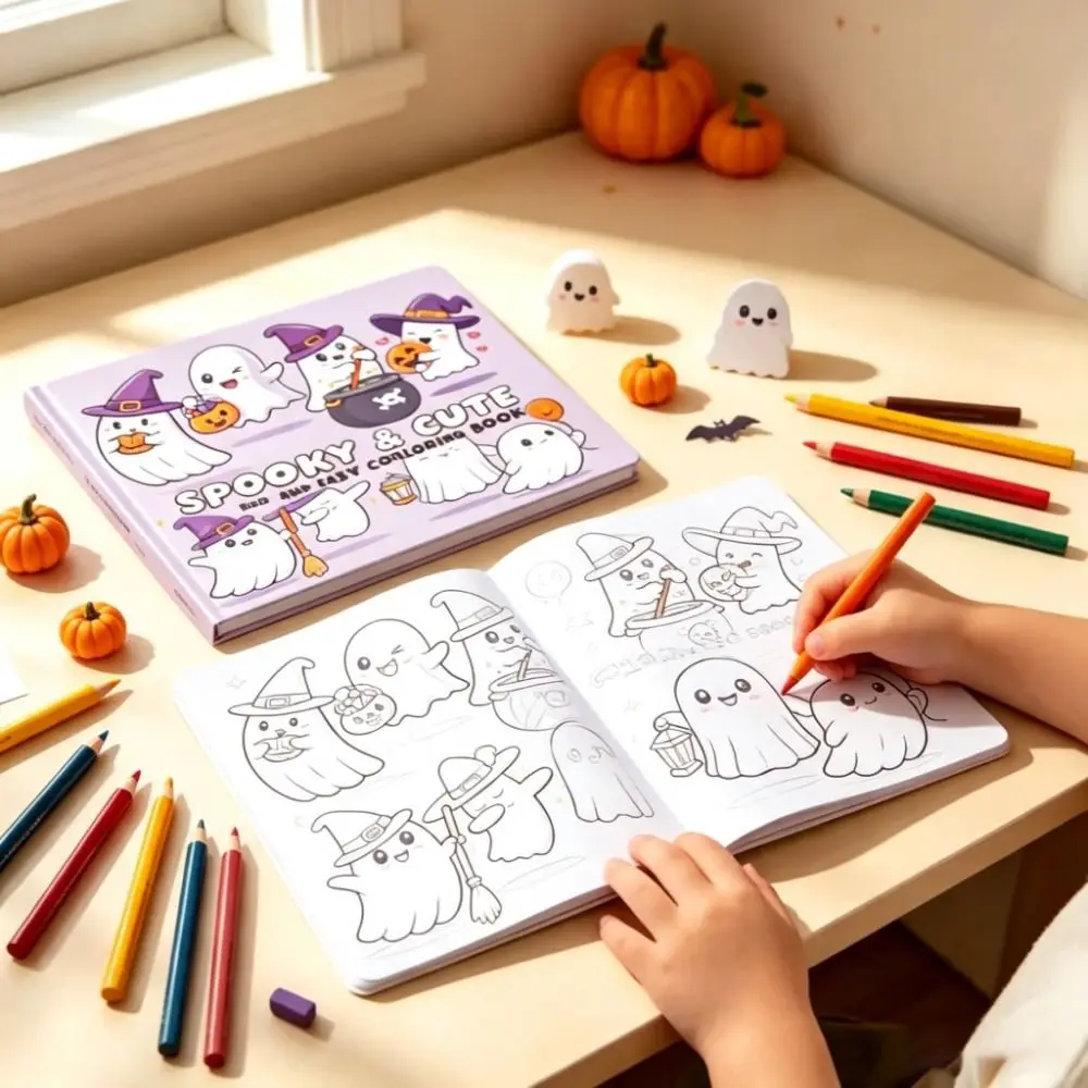 Early Education Cartoon Coloring Book Enlightenment Stationery Graffiti Copy Sketch Book Doodling Manga Sketching Tutorial
