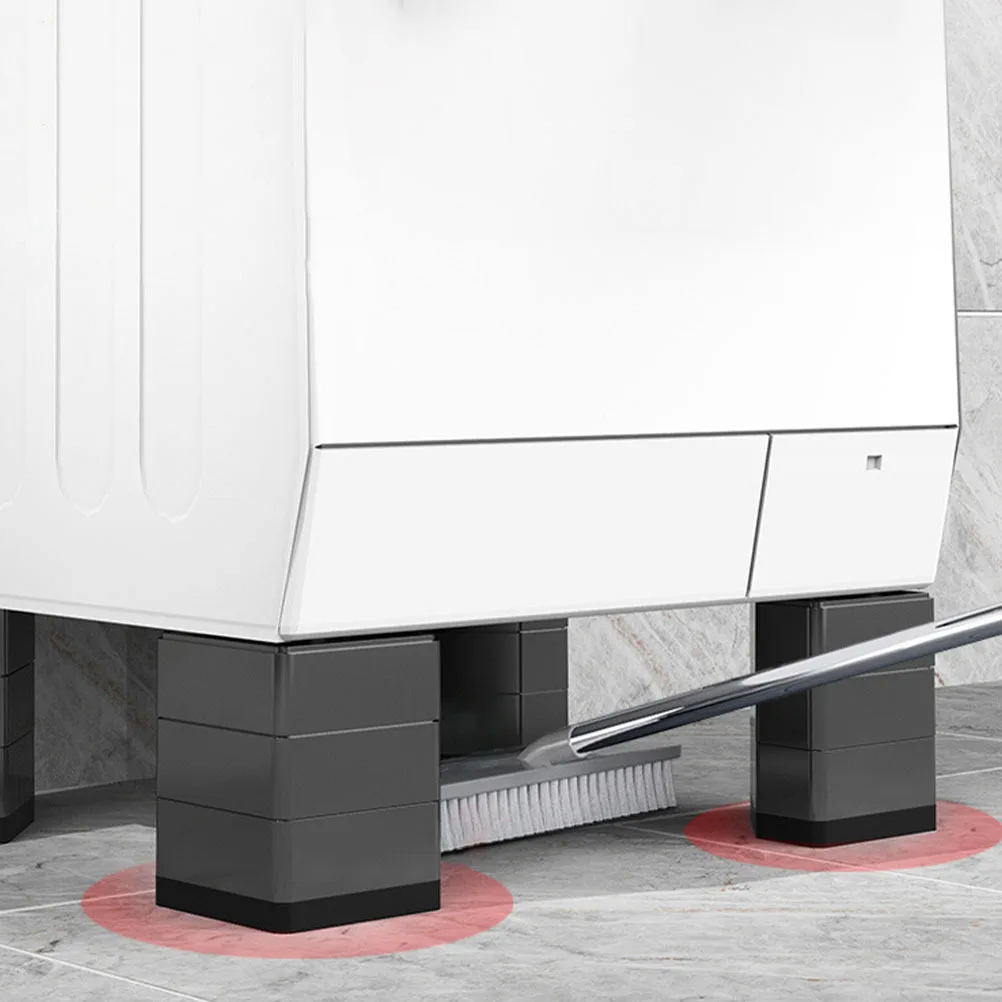 4 قطعة غسالة امتصاص الصدمات منصات القدم عدم الانزلاق المضادة للانزلاق غسالة زيادة الحصير تعزيز للصدمات الطابق