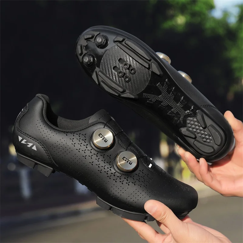 Herren Fahrradschuhe Radsport Schnellverschluss-Schuhe MTB Rennrad Unisex Profi-Rennschuhe Modische Gummi-Flachschuhe – Detail 13