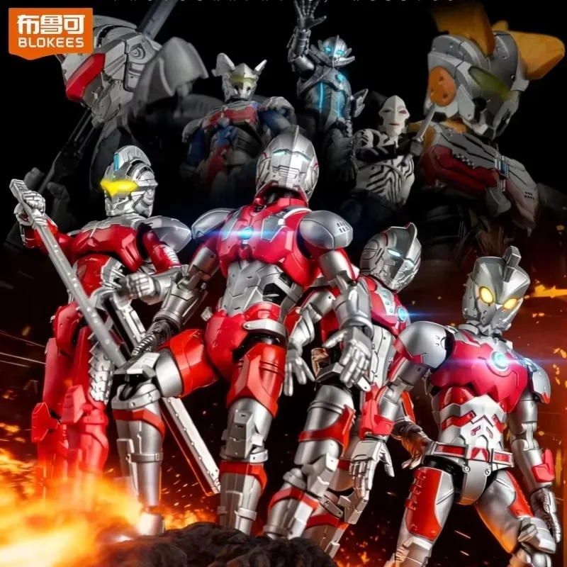 

Genuine Blokees Ultraman: Rising Galaxy Version S01 GVS01 Blind Box Ultraman SUIT Ver7 Ace Zoffy Bemlar Adad Collect Toys Gifts