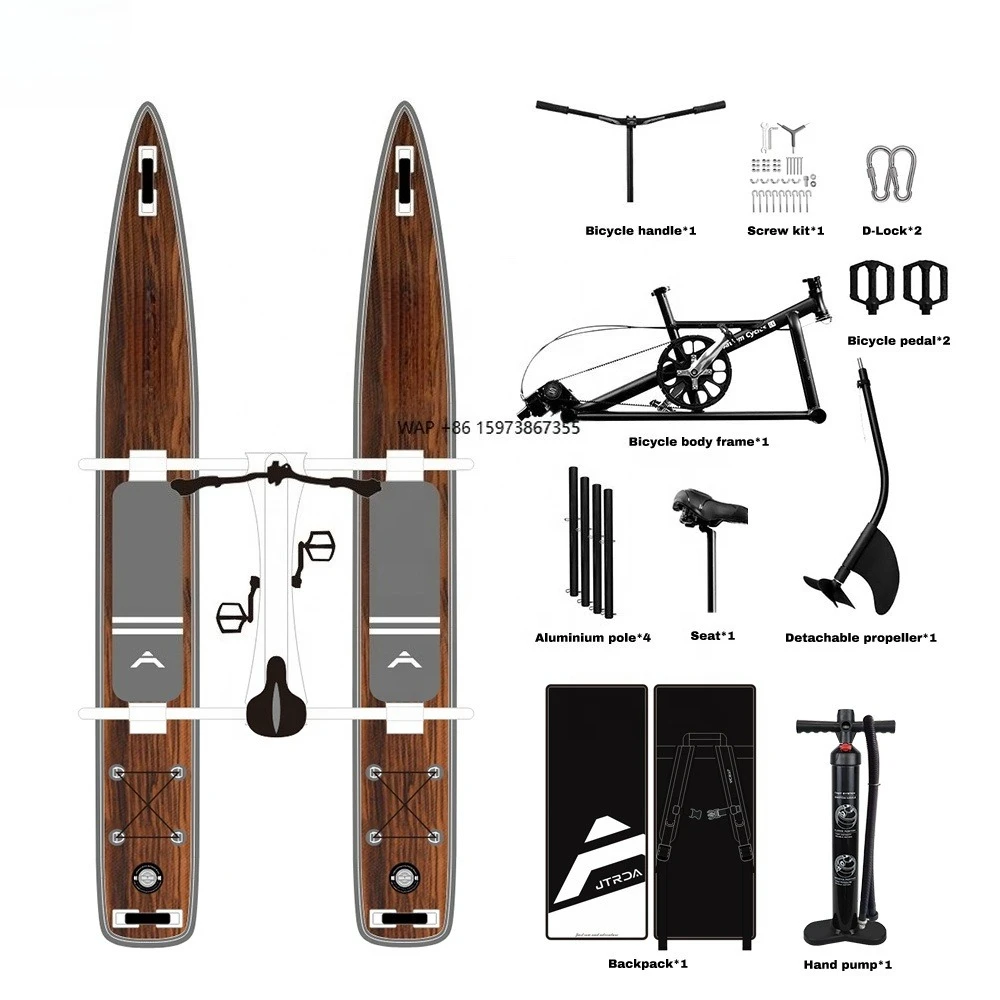 

JTRDA Outdoor Aquatic Water Bikes Part Portable Boat Inflatable Water Bike Prices Pedal Floating