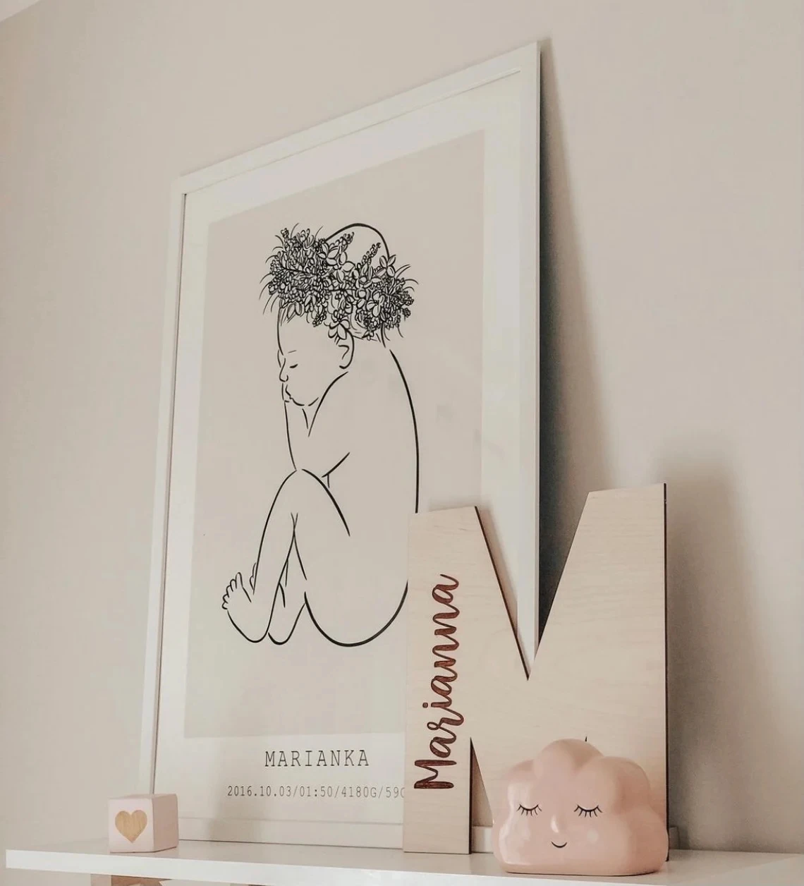 اسم مخصص حرف خشبي، حضانة، بيبيزيمر، ديكور شخصي، ديكور غرفة الأطفال، لافتة حائط، زخرفة كيندرزيمر #2