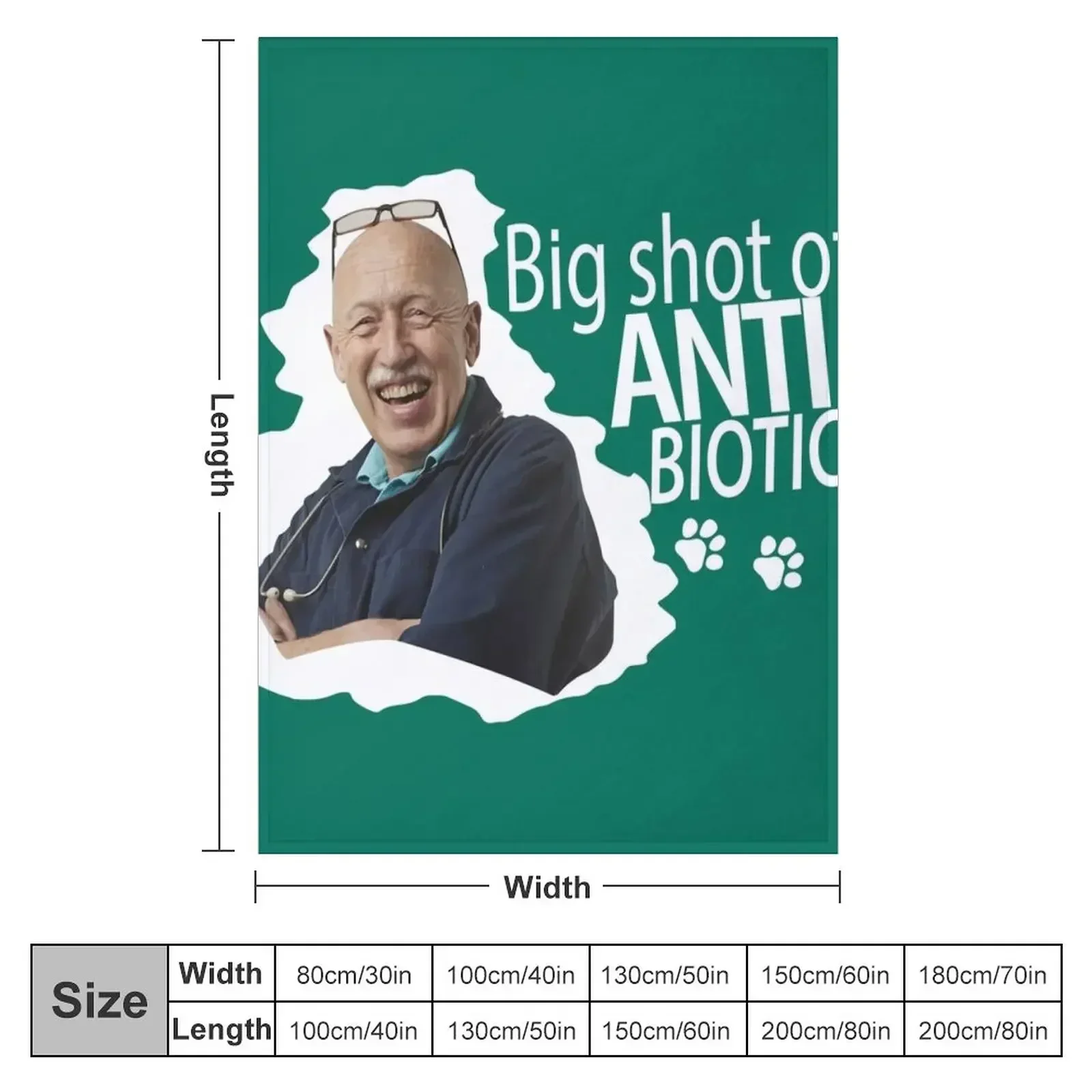 Big Shot Dr Pol Throw Blanket Camping Bed linens Sofa Nap heavy to sleep funny gift Blankets