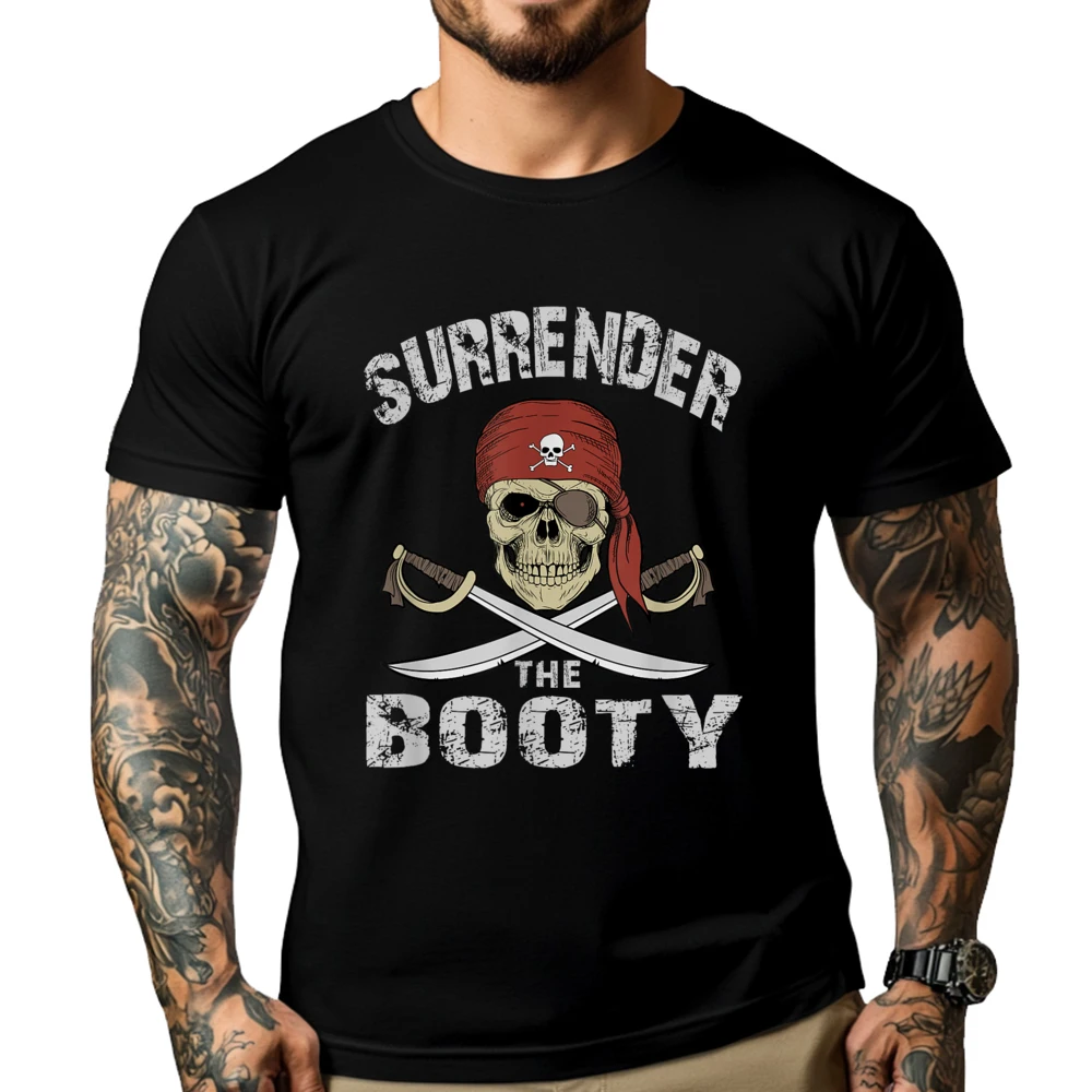 

Funny Pirate Humor pirate adult White T Shirt Men Band Tshirts