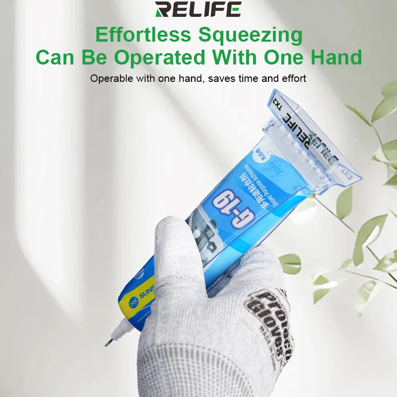 RELIFE TX2 50ML Glue Squeezer Effort-saving Precise And Controllable Output Reduces Waste Dispenser Squeeze Tool