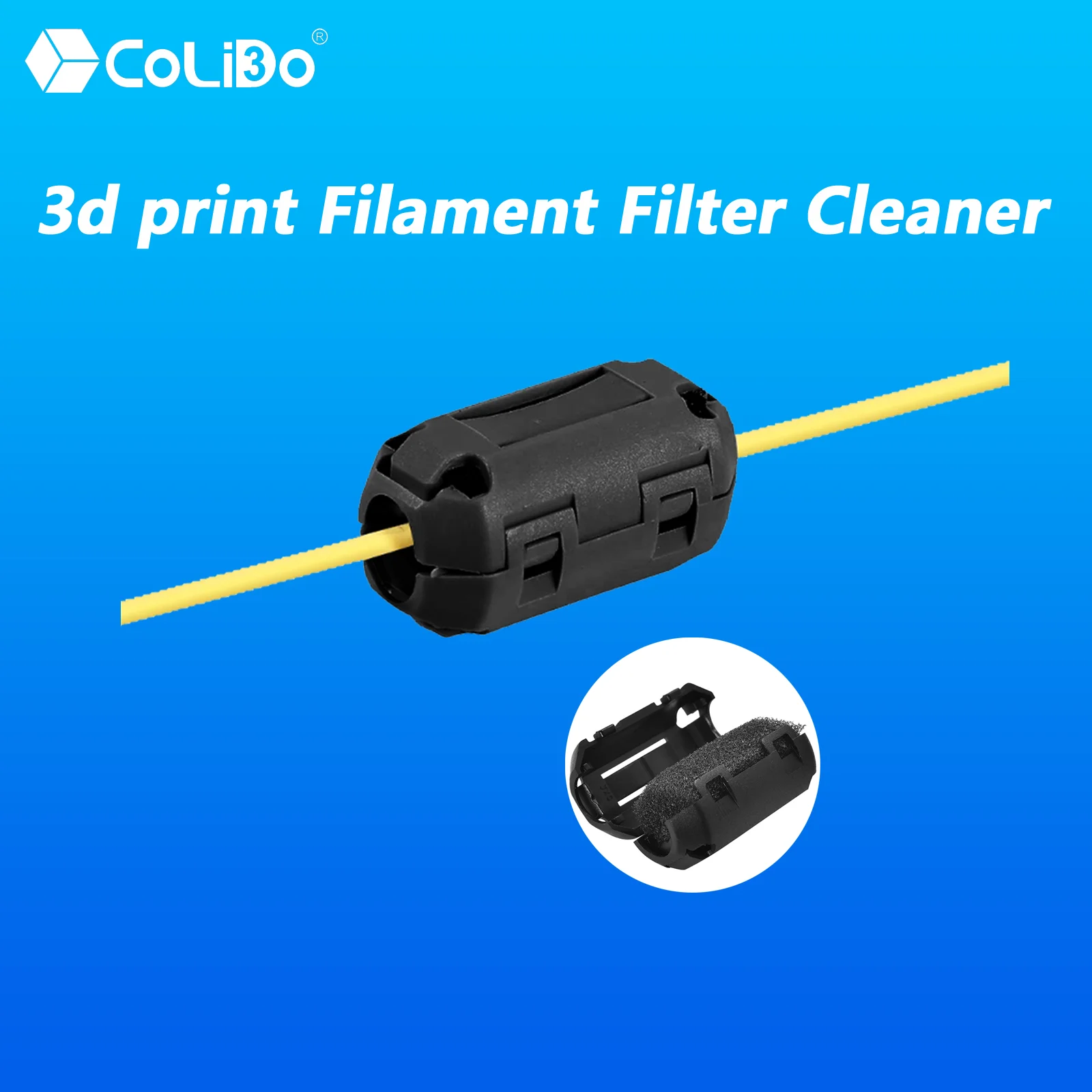 

3/5/10PCS Filament Filter Cleaner Universal Dust & Static Removal Tool to Protect filament For PLA PETG ABS Essential Accessory