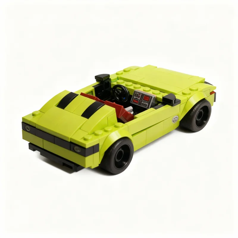 204pcs MOC City Champions Toyota GR Supra ALT Model Building Blocks Architecture Christmas Gifts DIY Toy Idea Education Brick