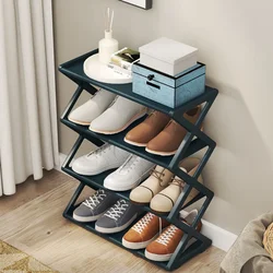 X-shaped Shoe Rack Multi-functional Assembled Shoe Cabinet Household Dust-proof Storage Simple Household Assembled Shoe Rack