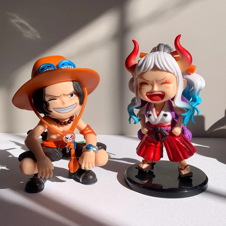 Anime-Zubehörserie ONE PIECE Luffy Solon Sanji Q-Version Sitzende Figur Kindermodell Spielzeug Geschenk Sammlerstück – Detail 6