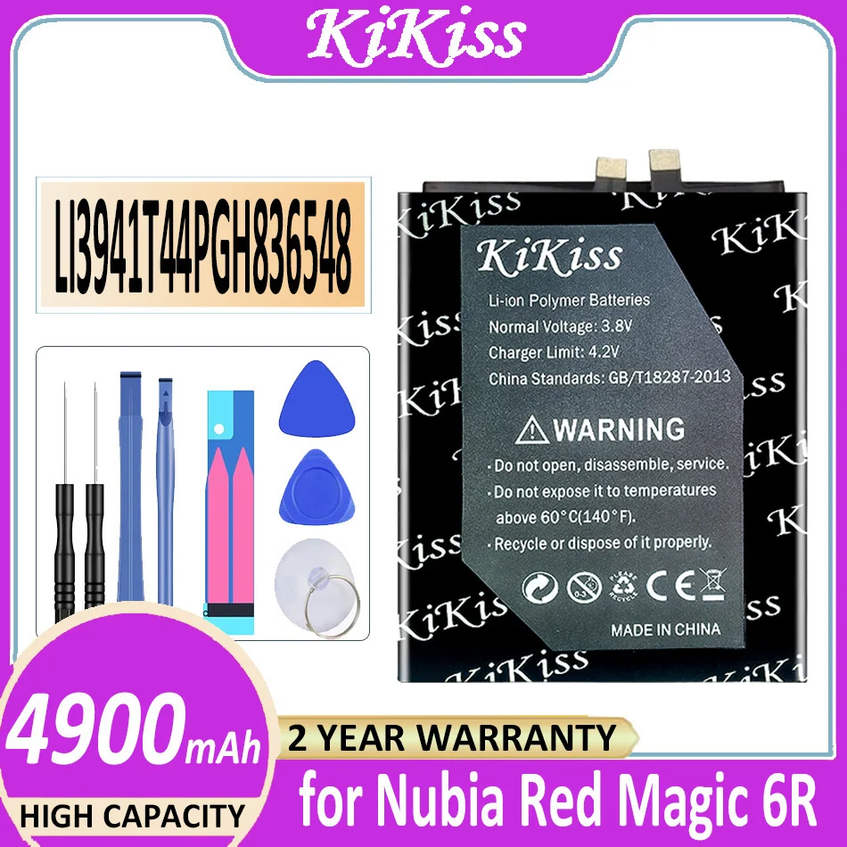 Battery LI3941T44PGH836548 4900mAh for ZTE Nubia Red Magic 6R Bateria