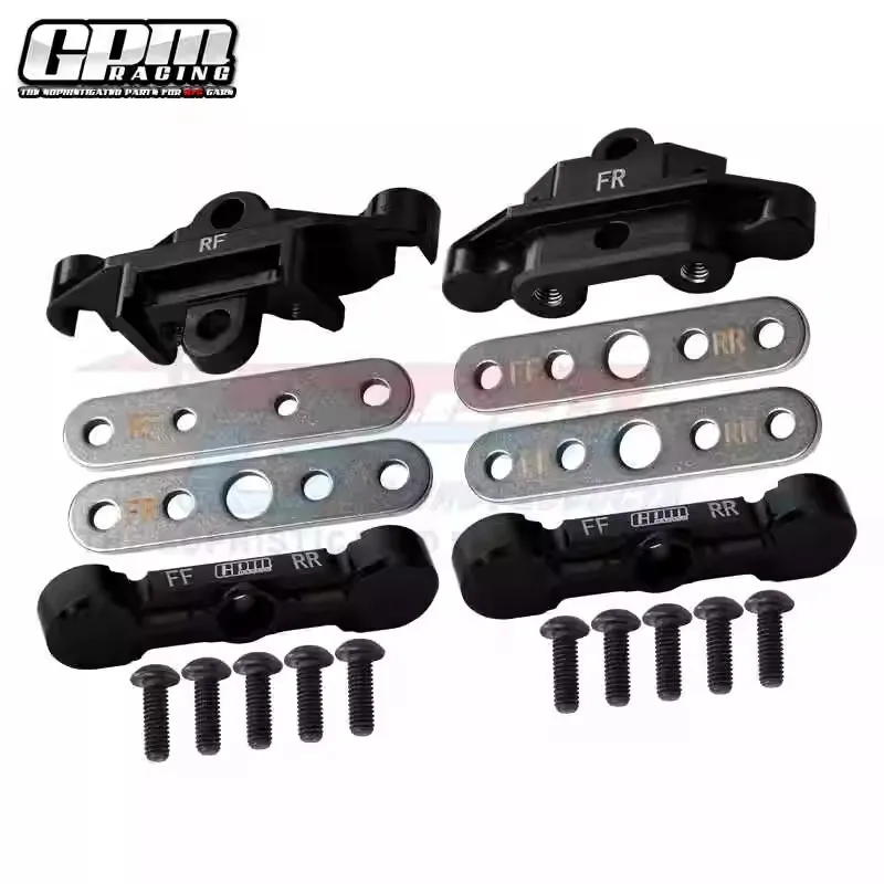 GPM Alu Front+Rear Lower Arm Tie Bar Mount For TRAXXAS 1/10 Maxx 1/8 Maxx Slash 1/10 MAXX W/WIDEMAXX 8916+8927+8926