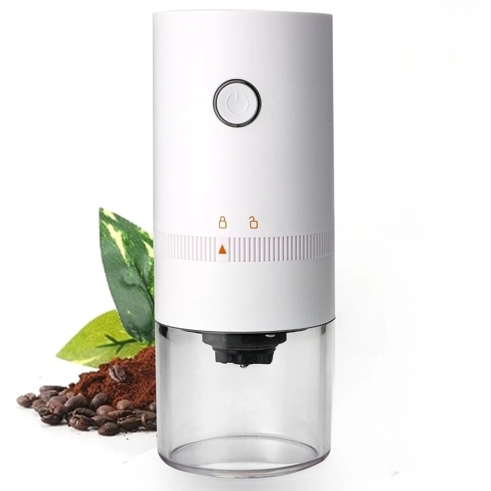 

USB Electric Coffee Bean Grinder Adjustable Rechargeable Portable Household Mini Coffee Machine Coffee Accessories