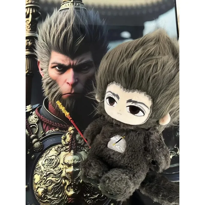Pluszak 20 cm Gra Black Myth: Wukong Śliczny Wukong Zabawka Pluszowa dla Dzieci Fanów Cosplay Prezent Urodzinowy Świąteczny Kolekcjonerski Dekoracja Pokoju na Boże Narodzenie