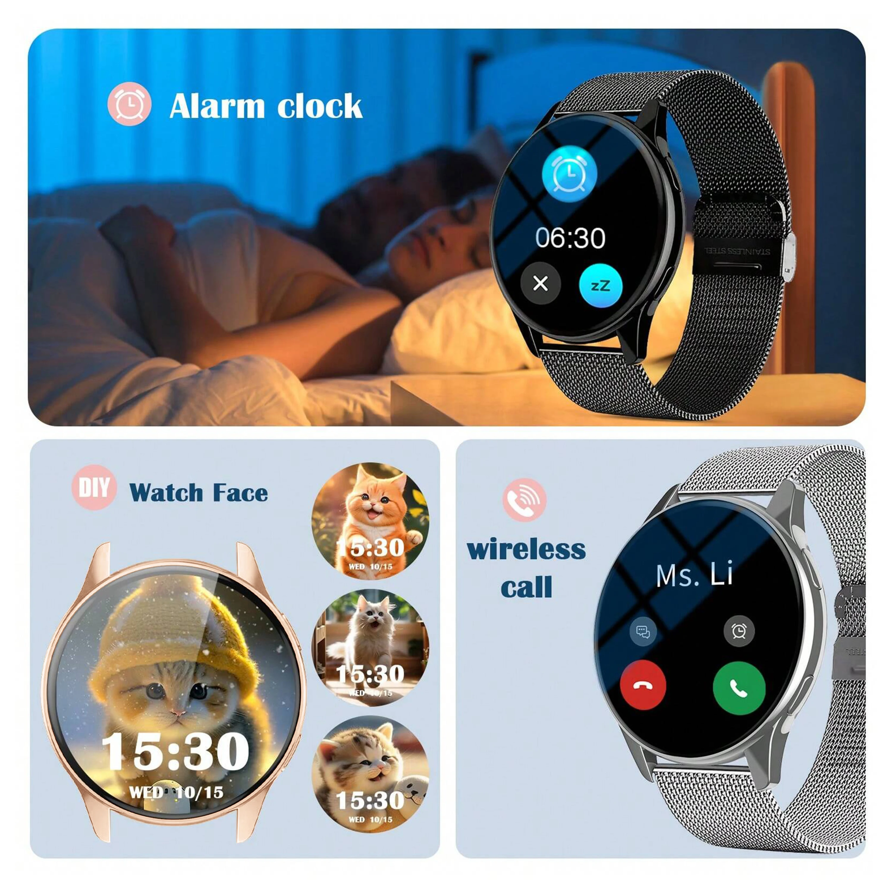 남성과 여성을 위한 새로운 스마트워치, 무선 통화, 다 - Smartwatch Iphone Watch For Men 리뷰 및 가격