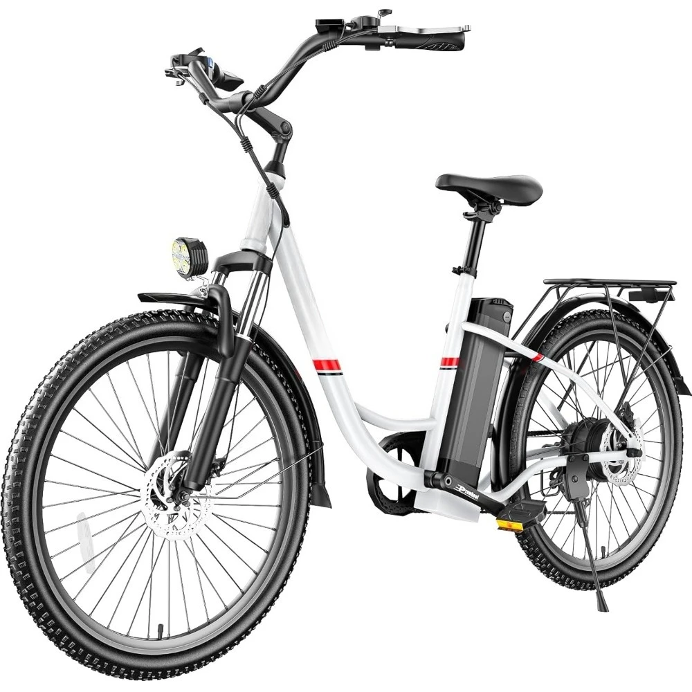 

Electric Bike for Adults 1000W Peak Ebike with Removable Battery, 26'' Electric Commuter Bike 22MPH & 50 Miles, Customized