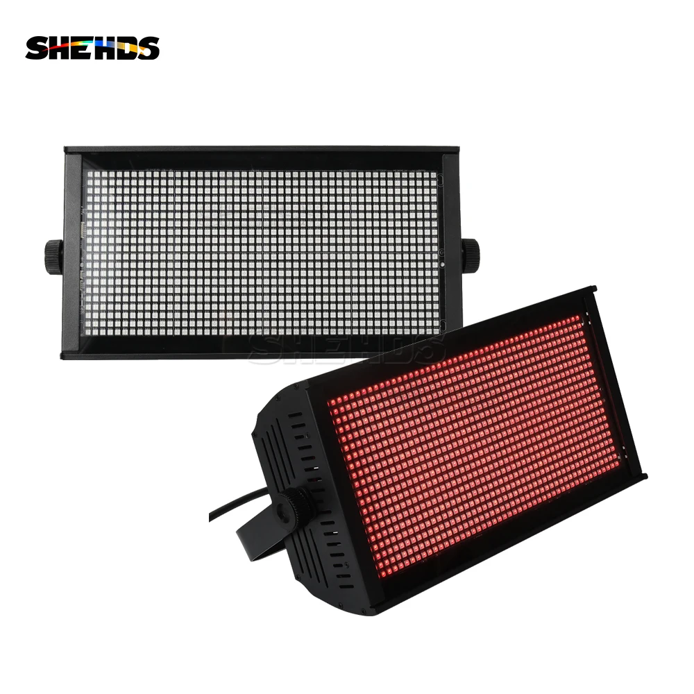 

SHEHDS 200 Вт RGB светодиодный стробоскоп и мытье эффектов блиндер 960 RGB SMD 5050 для DJ дискотека, свадьбы, ночного клуба, сценические огни