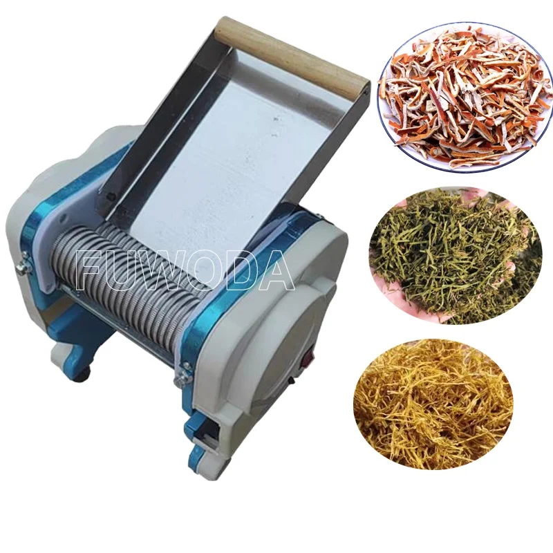 Low Price Kelp Leaf Herb Herbal Leaf Cutter Machine Tabletop Herbal Leaves Licorice Root Slicer Cutter Chopper Cutting Machine