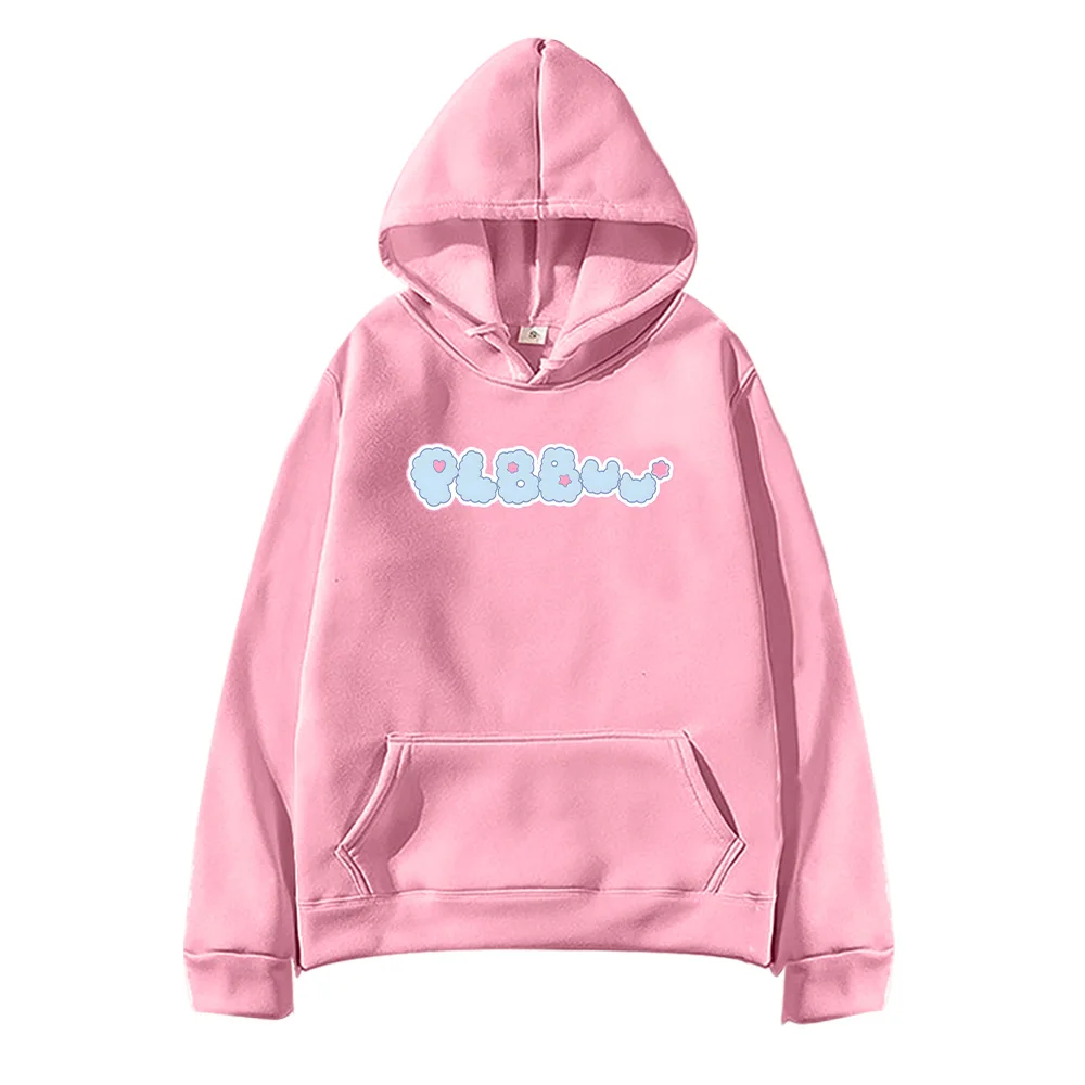 Plave KPop Band هودي Plave Bbuu! سترات بغطاء للرأس برسومات موسيقية للجنسين، بلوزات كوميدية كبيرة الحجم، ملابس مريحة للخريف والشتاء