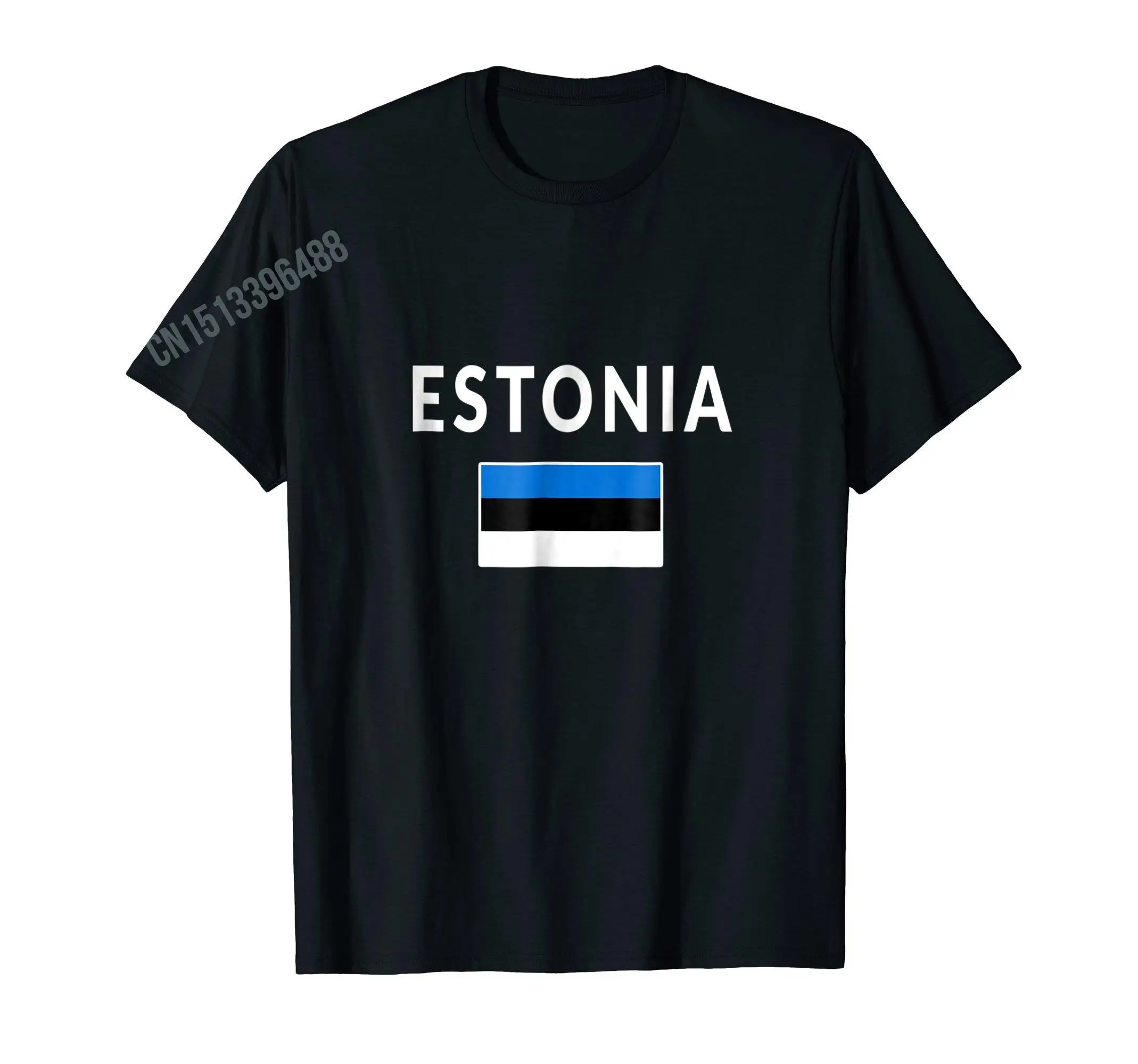 More Design Estonian Gift  Estonia Country Map Flag Premium T-Shirt For Men Women T Shirt Tops Cotton Tees